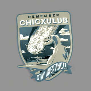 Remember Chicxulub 3.5" Sticker