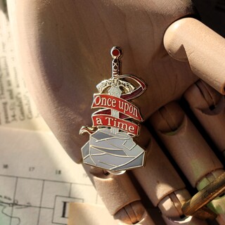 once upon a time enamel pin