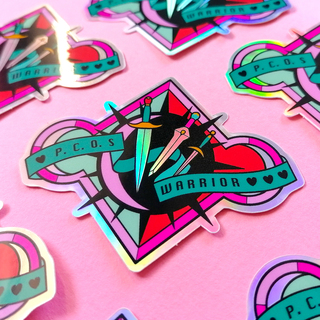PCOS Warrior Sticker