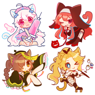 Saboten Pan x EaC! Keychains