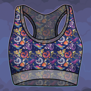 Wilde Mode Pride Dragons Bralette