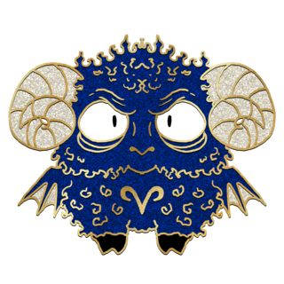 Zodiac Derpy - Aries - Pin