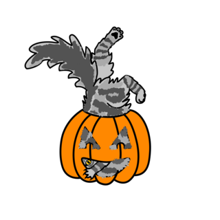 Pumpkin Diver pin