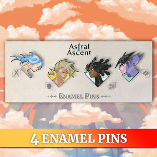 4 Enamel pin's