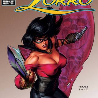 Lady Zorro Final Fight #1 Ltd Linsner Cover