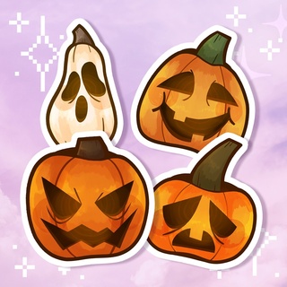 CM Jack-O-Lantern Sticker Set