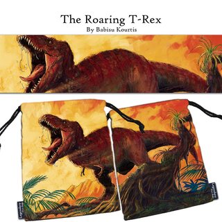 "The Roaring T-Rex" Dice Bag
