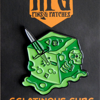 Gelatinous Cube Pin
