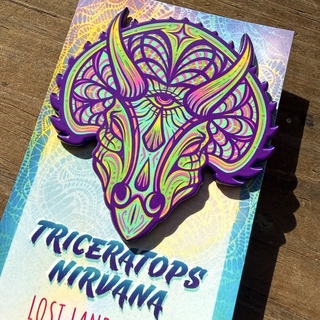 Triceratops Nirvana- LE Lost Lands Pin