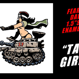 Fearless Dawn "Tank Girl" Enamel Pin