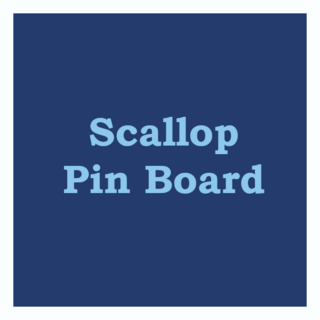 Scallop Pin Board