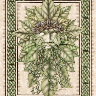 Greenman - Original Pen & Ink Drawing Print