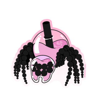Strawberry Boba STICKER