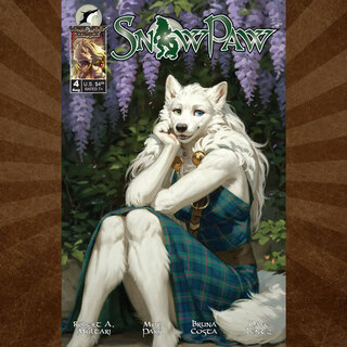 Snow Paw #4 Variant Cover By Alsares Lynx
