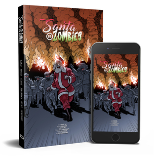Santa VS Zombies Graphic Novel HARDCOVER