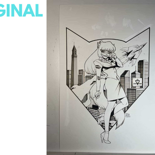 Original Art Callie Briggs Cover by Corin Howell