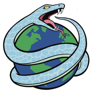 Jörmungandr World Serpent- Teal pin (God of War color variant)