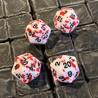 Four Bloody D20s