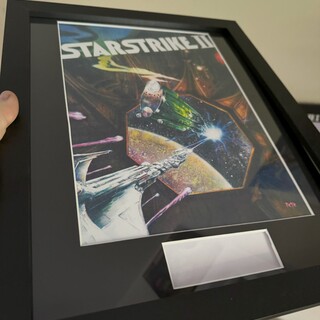10 x 8" mounted signed print - Ian Oliver - Starstrike 2