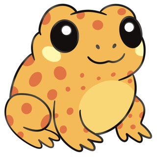 Golden Toad Pin