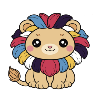 New Polyamory Lion Pin