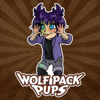 Wolf Pack Pups: Circe the Witch 3x4″ Die Cut Sticker