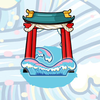 The Shrine standee (Water)