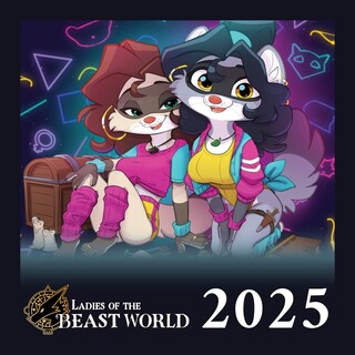 Ladies of the Beast World 2025 Pinup Calendar