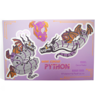 Python Character Sticker Sheet