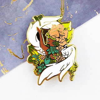 "Angel of Nature" Enamel Pin