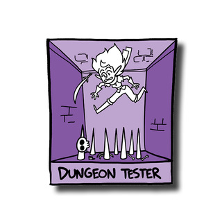 Dungeon Tester Collector Pin