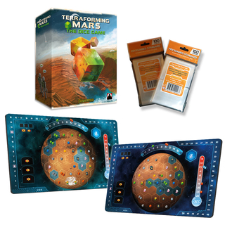 Terraforming Mars: The Dice Game with Card Sleeves & Neoprene Game Boards