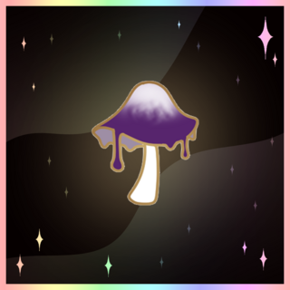 Mini Pin - Inky Cap