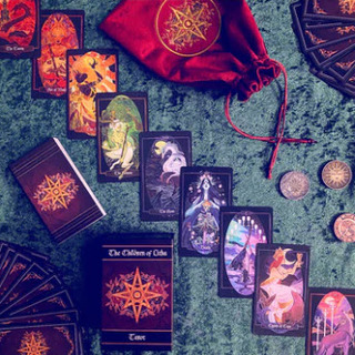 Children of Litha Tarot - Black Edition