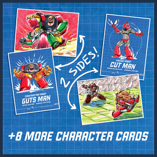 Set of 10 Mega Man Character Art Cards