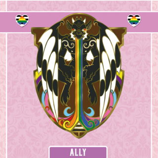 Ally Gargoyle Hard Enamel Pin