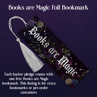 Books are Magic Foil Bookmark