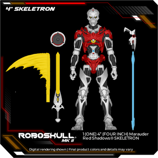 4" Marauder SKELETRON figure