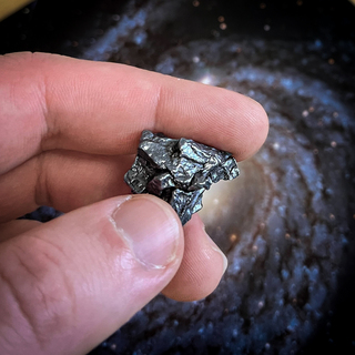 Handheld Campo del Cielo Meteorite