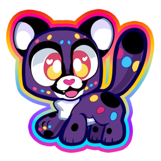 HEX DOODLE - HOLO STICKER