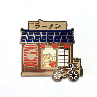 Nya~ Ramen Shop Hard Enamel Pin