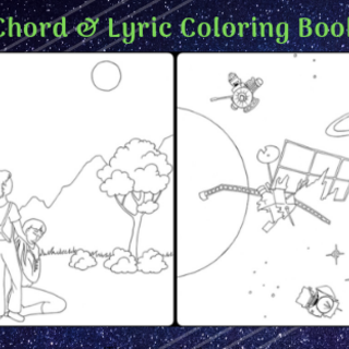 Chord & Lyric Coloring Book