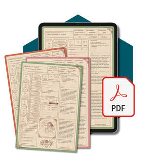 Pre-generated Character Pack (Character Sheets + PDF)