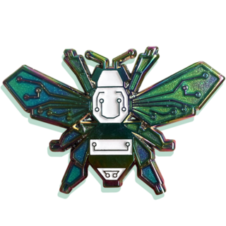 Northern Lights Honeypot Enamel Pin