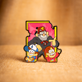 Possessed Family Portrait Pin