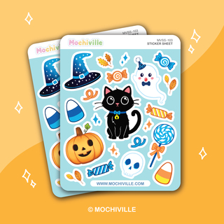 Halloween Party Vinyl Sticker Sheet