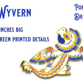 Spanish Porcelain Inspired Wyvern