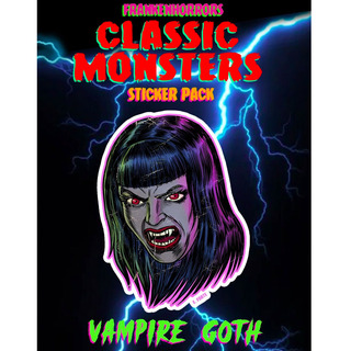 FrankenHorrors VAMPIRE GOTH Sticker