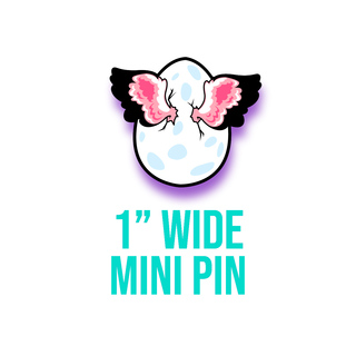 Flying Egg Mini Pin