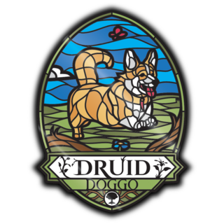 Druid Doggo Pin